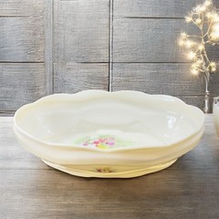 Donegal Parian China Fien Porcelain Irish Rose Vintage Dish Bowl Flower Pattern