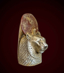 Authentic Ancient Egyptian Antique Rare Goddess Sekhmet Figurine Egyptian BC