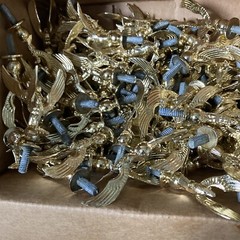 Metal Eagles – Trophy Parts – Crafts – Repurpose – Hood Ornament. 80 Pcs