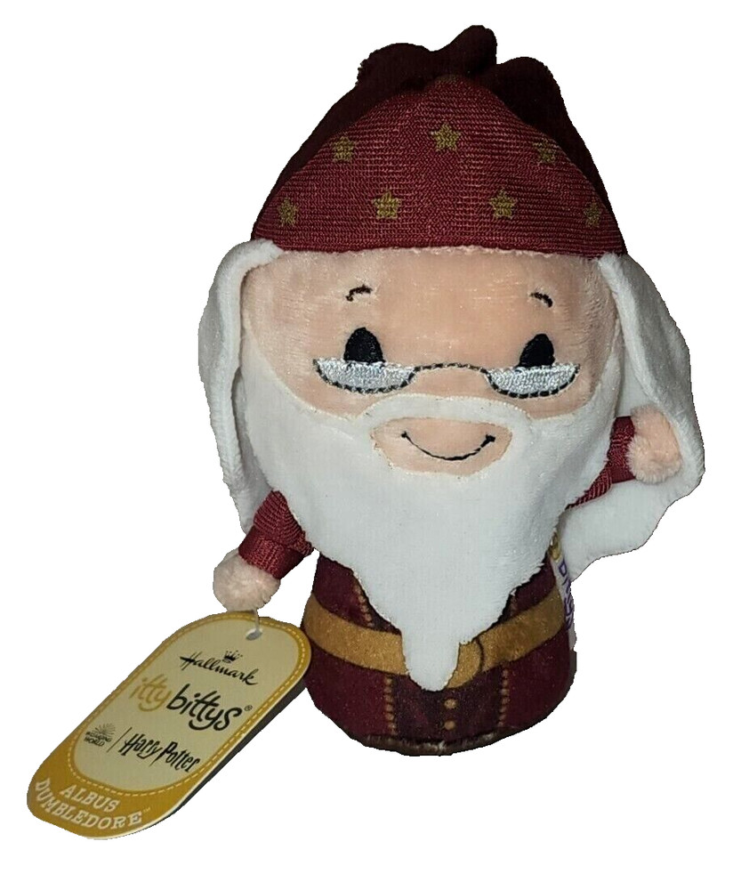 Harry Potter ALBUS DUMBLEDORE In Red Robe Itty Bittys by Hallmark NWT Plush Toy