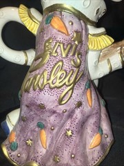 Fitz & Floyd Elvis Parsley Rabbit Pitcher