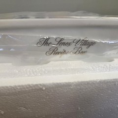 The Lenox Village 1994 Recipe Box no cards New In Original Packaging