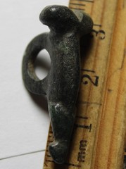 Rare Genuine Ancient Roman soldiers Military phallic pendant artifact power 3AD