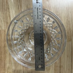 Waterford Crystal Lismore 8″ Footed Glass Bowl 140462 Made In Ireland