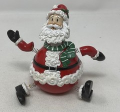 FITZ & FLOYD Jiggling Bobblehead Santa Christmas Décor Figurine (2005)