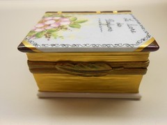 RARE Authentic Limoges Box France – Book of Perfumes with Bottle – PV Company