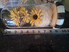 Sunflower Gifts for Women, Sunflowers Artificial Flowers in Glass Dome with LED