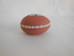 Wedgwood Terracotta Jasperware 2.75 Inch Dancing Hours Egg Box