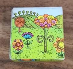 Vintage Avon Her Prettiness Ladybug Fragrance Glace Solid Perfume with Box