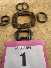 medievil buckles mixed lot metal detector find
