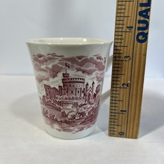Enoch Wedgewood(Tunstall) LTD. Genuine. ENGLAND. Royal Homes Britain Red Castle