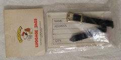 Vintage Snoopy Luggage ID Tag Snoopy Dancing In Original Packaging