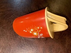 Avon Country Kitchen Soup Scoop Decoration Orange Flowers