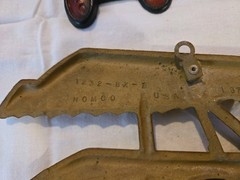 Lot of 3 Vintage Homco Airplane Wall Decor Cast Metal WWI Bi-Planes 1975 USA