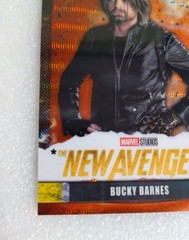 2025 Topps Marvel Chrome Thunderbolts Bucky Barnes Orange Parallel /25 NA-9