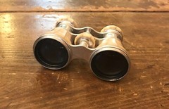 Antique Edwardian LEMAIRE PARIS MOTHER OF PEARL OPERA GLASSES & CASE