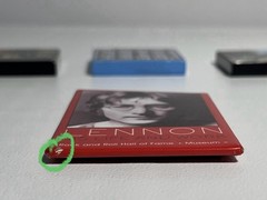 4 Beatles Fridge Locker Magnets John Lennon Rock And Roll Hall of Fame