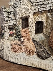The Fishermans Wharf by David Winter 1983 Great Britain Hand Made & Painted