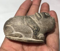 Extermly Amzeing Very Old Bactrain Era Chorlite Stone Wild Animal Statue Figure