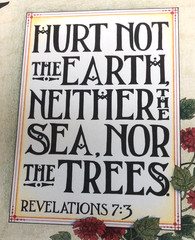 Vintage Mary Engelbreit Poster, Hurt Not The Earth, 16″x20″, 1991 Unframed