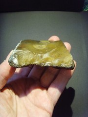 Lower Paleolithic – Large Acheulean notched scraper. c.450,000 BP.