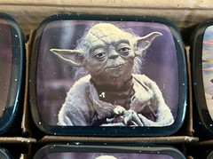 Vintage Star Wars Empire Strikes Back Micro Tins 1980 W/ 72 Tins Store Display