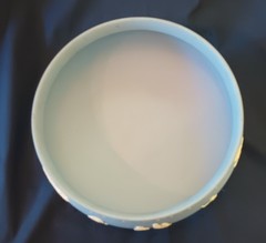 Wedgewood Jasperware Blue 8” Round Footed Imperial Bowl Mark 77