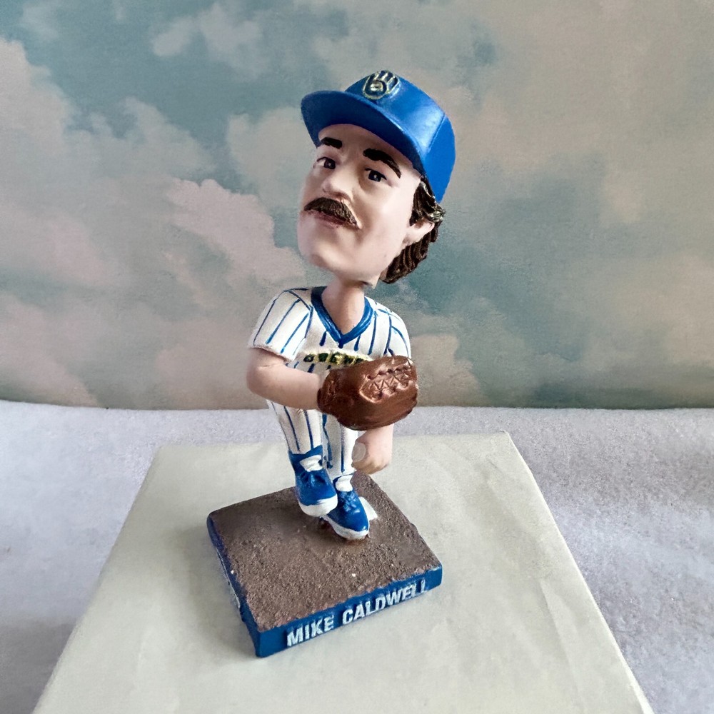Vintage Milwaukee Brewers Bobblehead- Mike Caldwell- Pitcher – 2007 Collectors