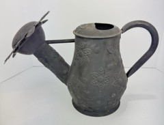 Mackenzie-Childs Black Metal Sunflower Watering Can Large 15″ x 12″ Rare! HTF!