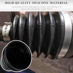 CV Joint Boot Kit, Flexible Silicone Constant Velocity Joint Boot with 2 2 PCS