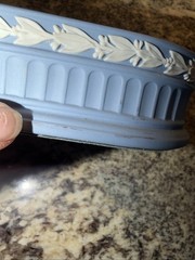 Vintage Wedgwood Jasperware Pen Tray Blue Julius Ceasar