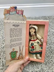 1979 Hallmark Soft Fabric Collectible Doll Set/4 Oakley Carver Earhart Chief
