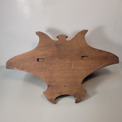 VTG Antique Wood Victorian Edwardian Crescent Moon Unique 18″ x 8″ x 12″