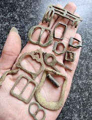 Medieval / Post Medieval Buckles Metal Detecting Finds Antique (3)