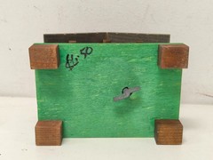 Vintage Wooden Swiss Musical Movement Landler 045 Chalet Music Box