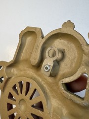Vintage Sexton Cast Metal Iron Yellow Auto Wall Art Decoration Hanging Plaque