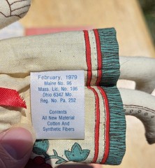Vintage Annie Oakley Stuffed Doll, Famous Americans Series Hallmark 1979