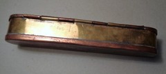 Beautiful Engraved Copper Tabacco Box About 1750 Pirate Era