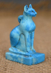 Unique Ancient Egyptian Bastet Statue Antiques Pharaonic Cat Antique Bast BC