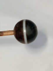 Ancient amazing 1 line sulemani tiny bead from Swat region of Pakistan.