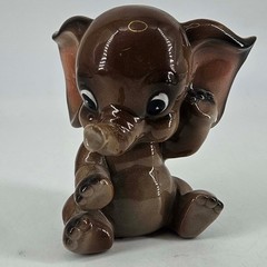 Vintage anthropomorphic baby Elephant Quon Quon Porcelain Figurine 1980’s