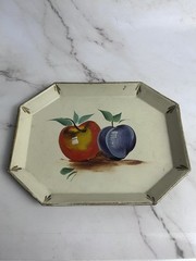 Vintage Hand-Painted Toleware Tray