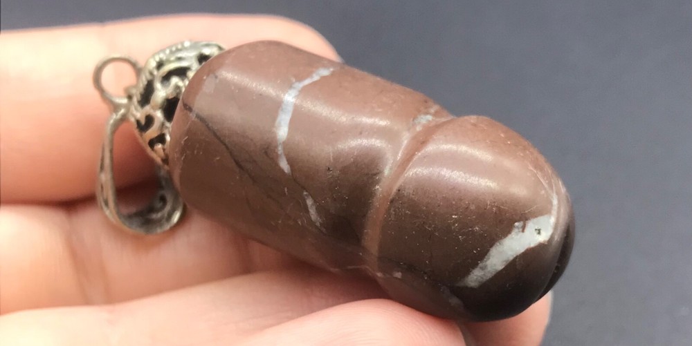 Near Eastern Antiquités Jasper Stone Craving In Form Of A Human Phallus Penis Am