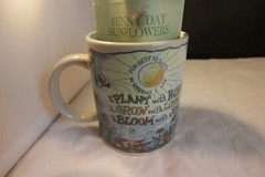 NWT Boyds Bears Loyal Order of Friends of Boyds MUG Sunny Day Sunflowers Seeds