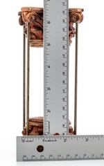 Classical Corinthian Column Display Stand 6.5x3in Resin Signed Baris 1lb Used