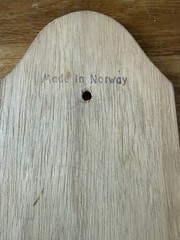 3 Vintage Norwegian Wood Wall Hangings – Bread boards 7” Made In Norway