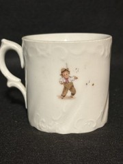 Antique Charlie & Charlotte Porcelain Childs Nursery Rhyme Cup