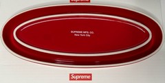 Supreme Red Ashtray Ceramic Oval Tray *Free Shipping* Brand New SS26 Authentic