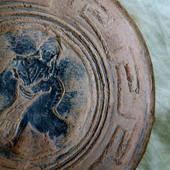 300 BC Ancient Roman Ceramic Terracotta Plateful Plate Museum Quality Artifact