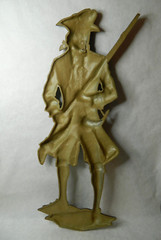 Vintage Sexton Cast Metal Continental Soldier Wall Art 20′. BB5